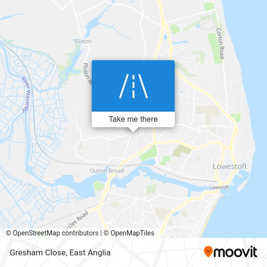 Gresham Close map
