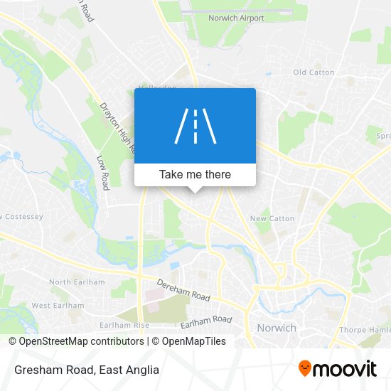 Gresham Road map