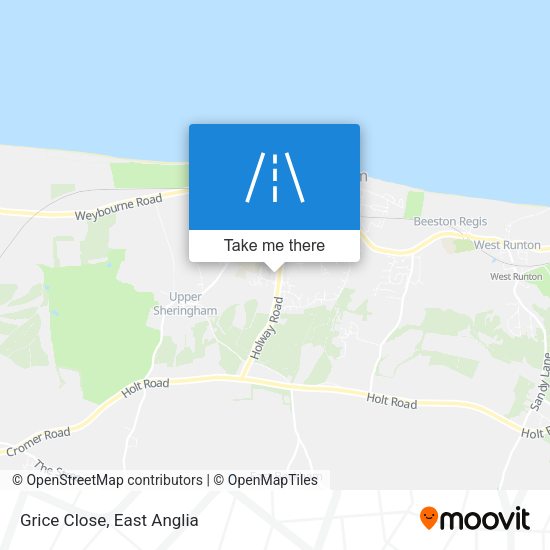 Grice Close map