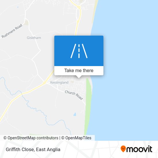 Griffith Close map
