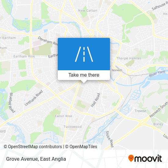 Grove Avenue map