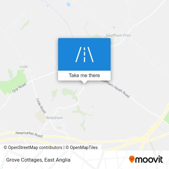 Grove Cottages map
