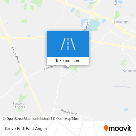 Grove End map