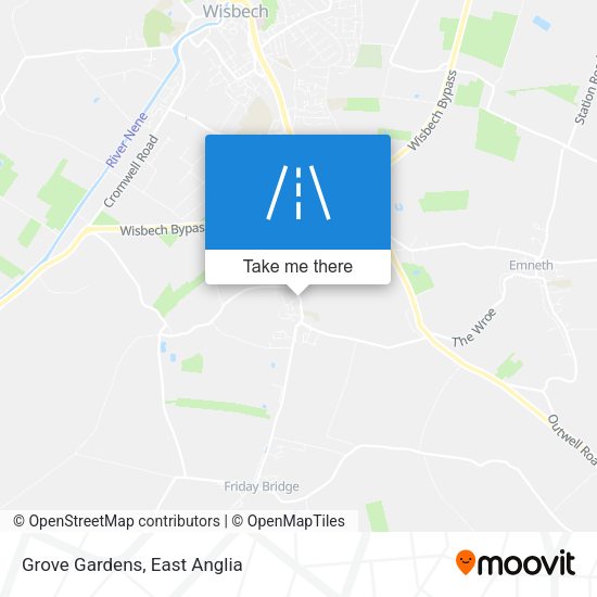Grove Gardens map