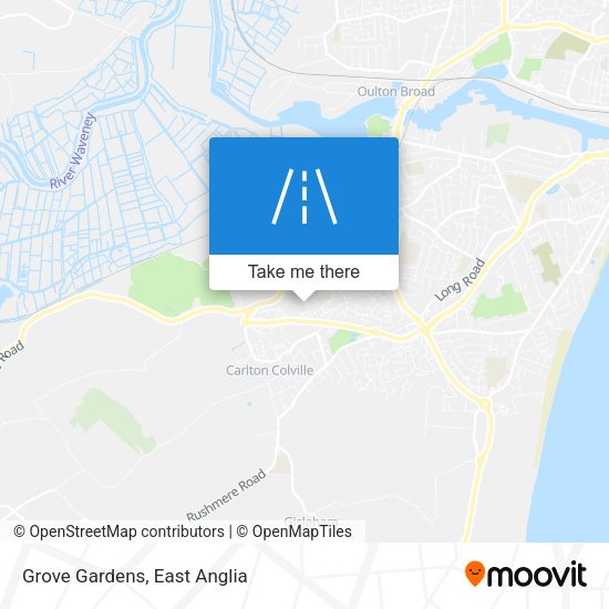 Grove Gardens map