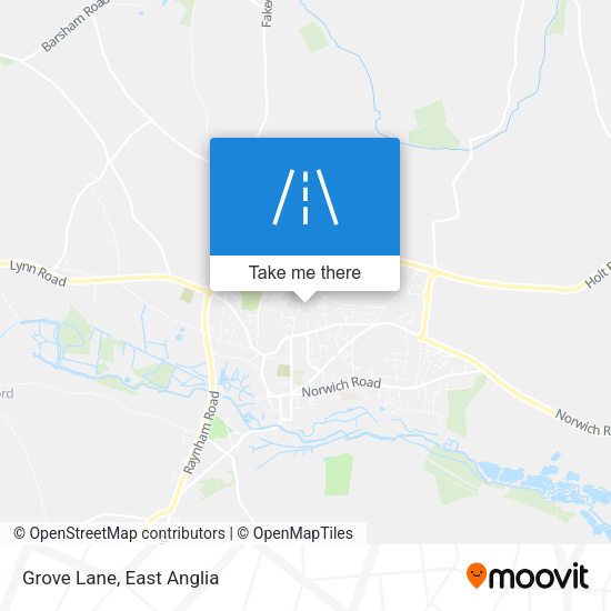 Grove Lane map