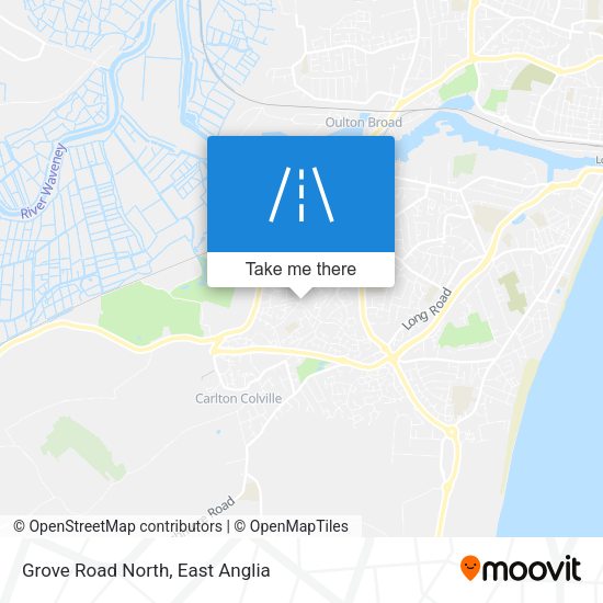 Grove Road North map