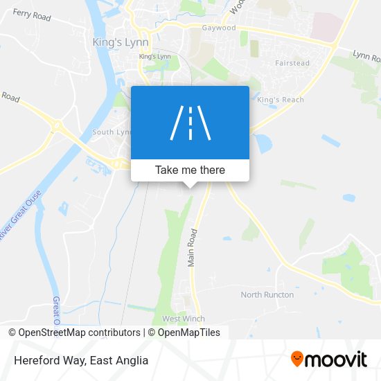 Hereford Way map
