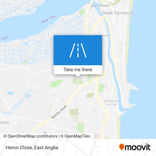 Heron Close map