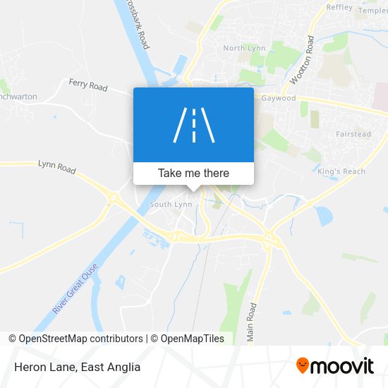 Heron Lane map