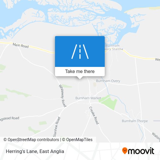 Herring's Lane map
