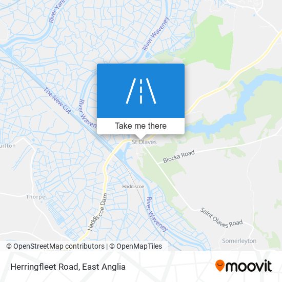 Herringfleet Road map