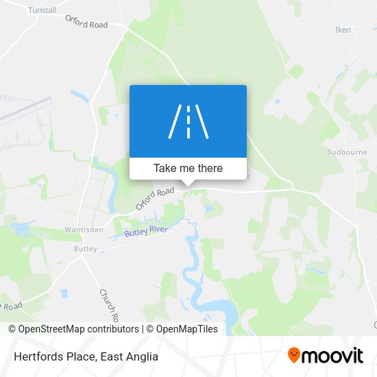 Hertfords Place map
