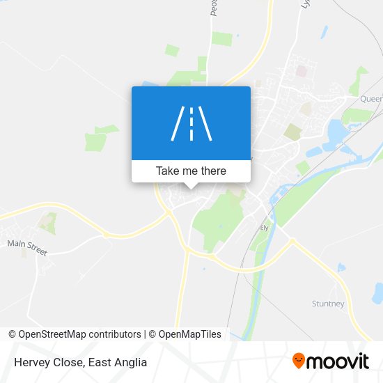 Hervey Close map