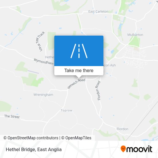 Hethel Bridge map