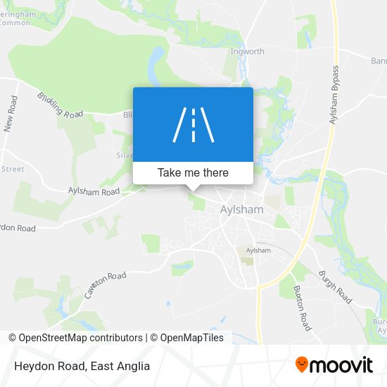 Heydon Road map