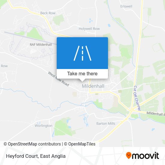 Heyford Court map