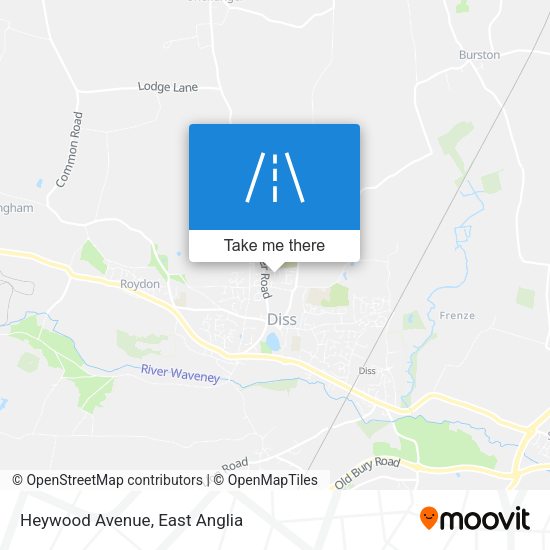 Heywood Avenue map