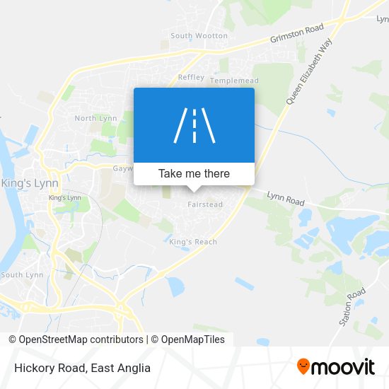Hickory Road map