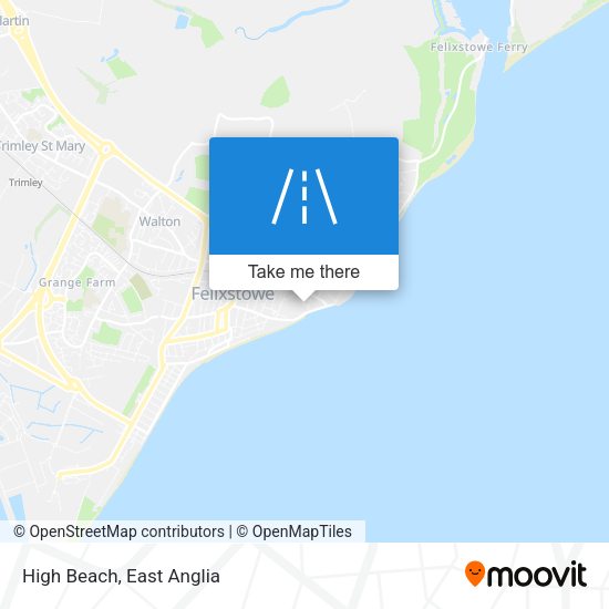 High Beach map