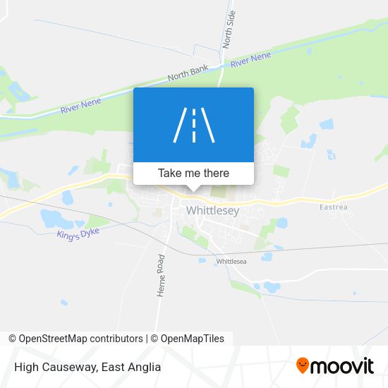 High Causeway map