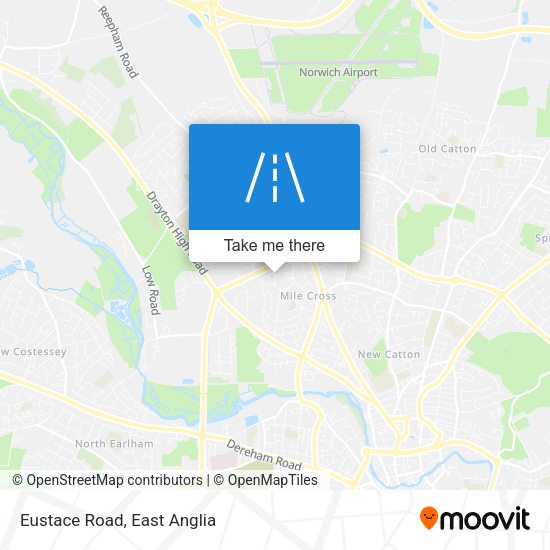 Eustace Road map