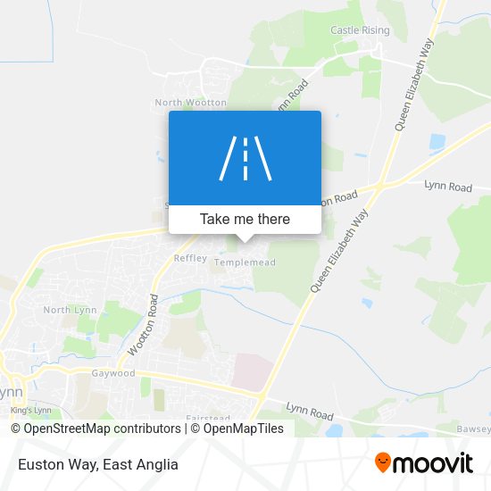 Euston Way map