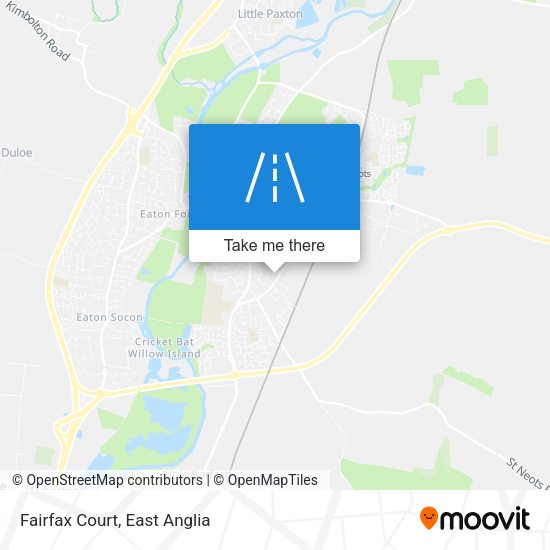 Fairfax Court map