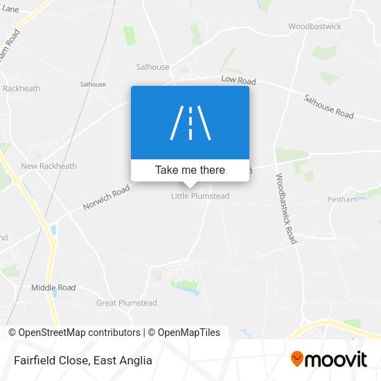 Fairfield Close map