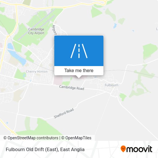 Fulbourn Old Drift (East) map