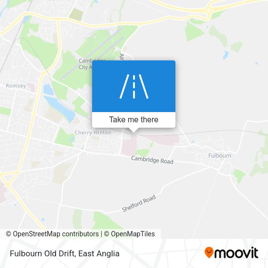 Fulbourn Old Drift map