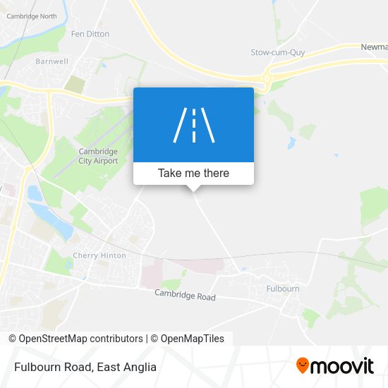 Fulbourn Road map