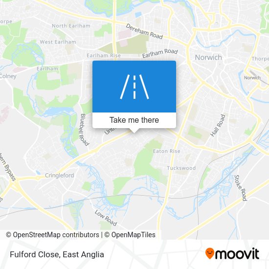 Fulford Close map