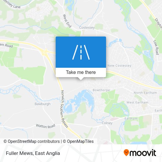 Fuller Mews map
