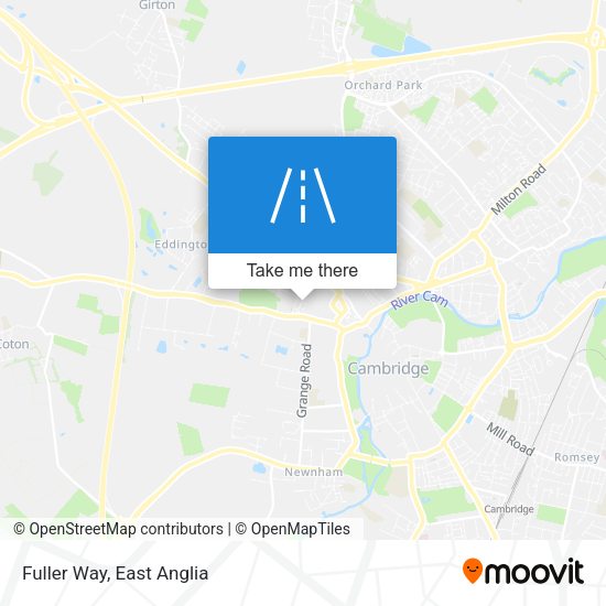 Fuller Way map