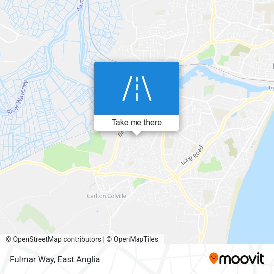 Fulmar Way map