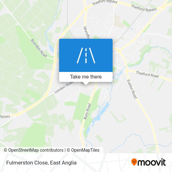 Fulmerston Close map