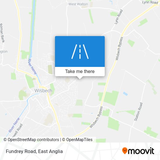 Fundrey Road map