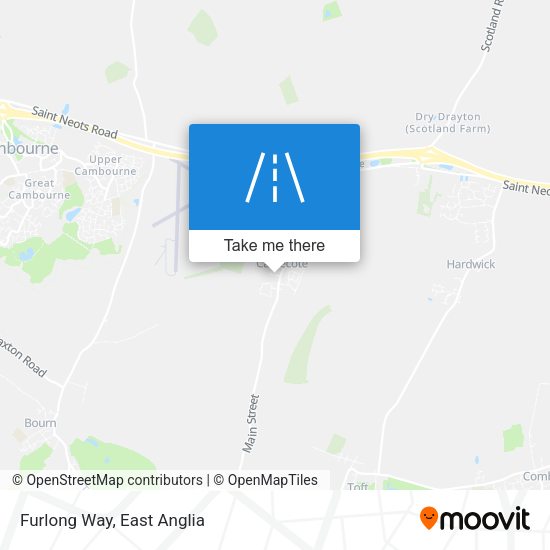 Furlong Way map