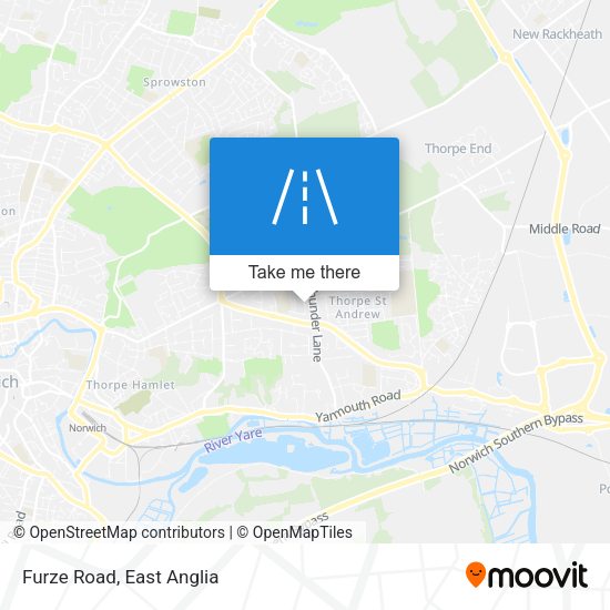 Furze Road map