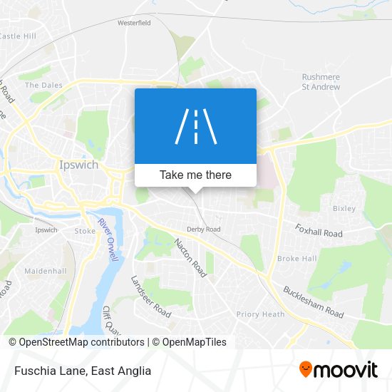 Fuschia Lane map