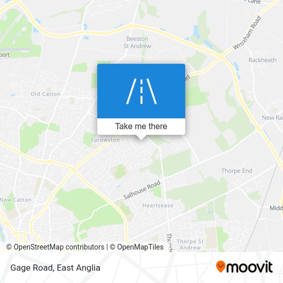 Gage Road map