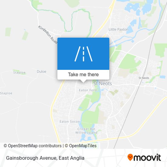 Gainsborough Avenue map