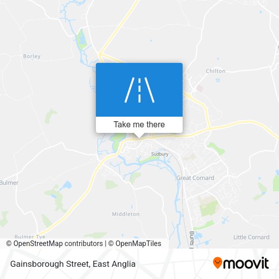 Gainsborough Street map