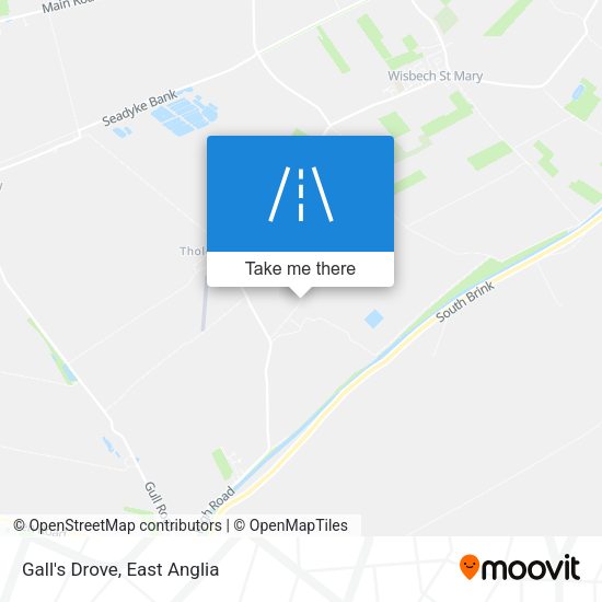 Gall's Drove map