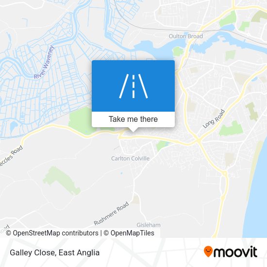 Galley Close map