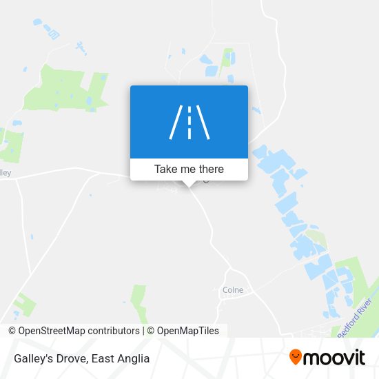 Galley's Drove map