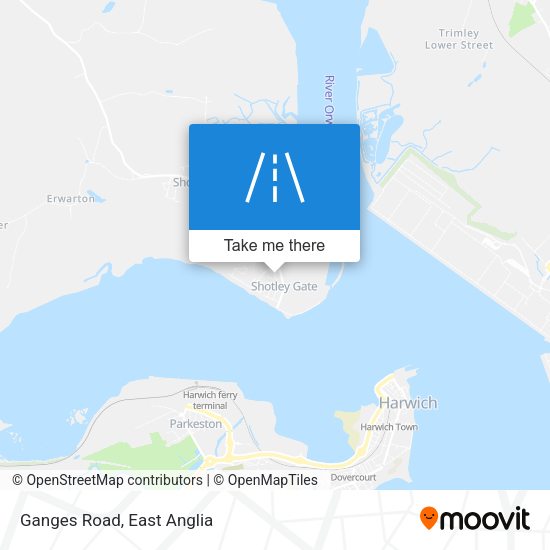 Ganges Road map