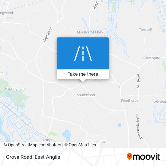 Grove Road map