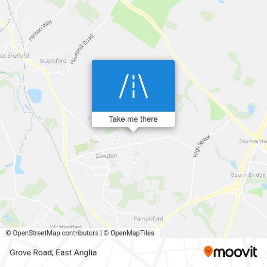 Grove Road map